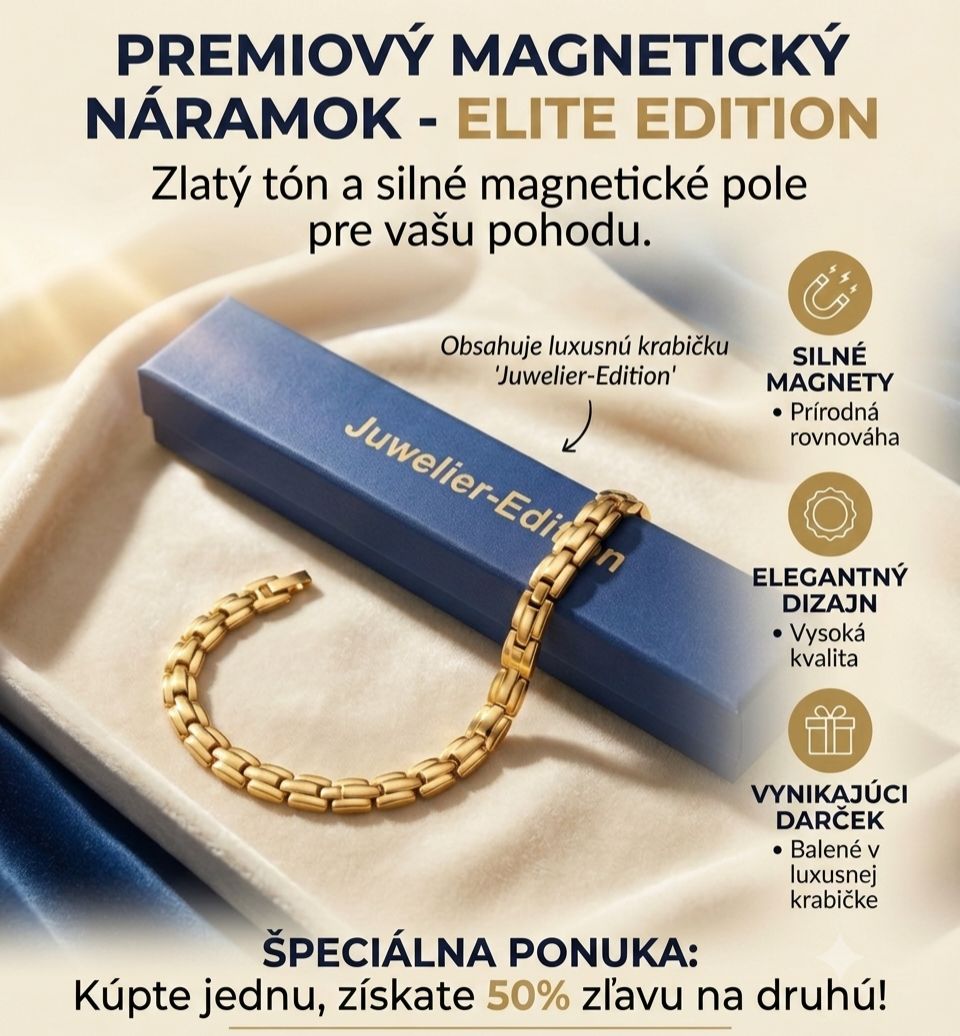 Elegantný magnetický náramok LANC – Obrázok 2