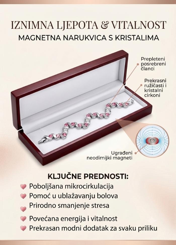Elegantna Magnetna narukvica - Slika 7