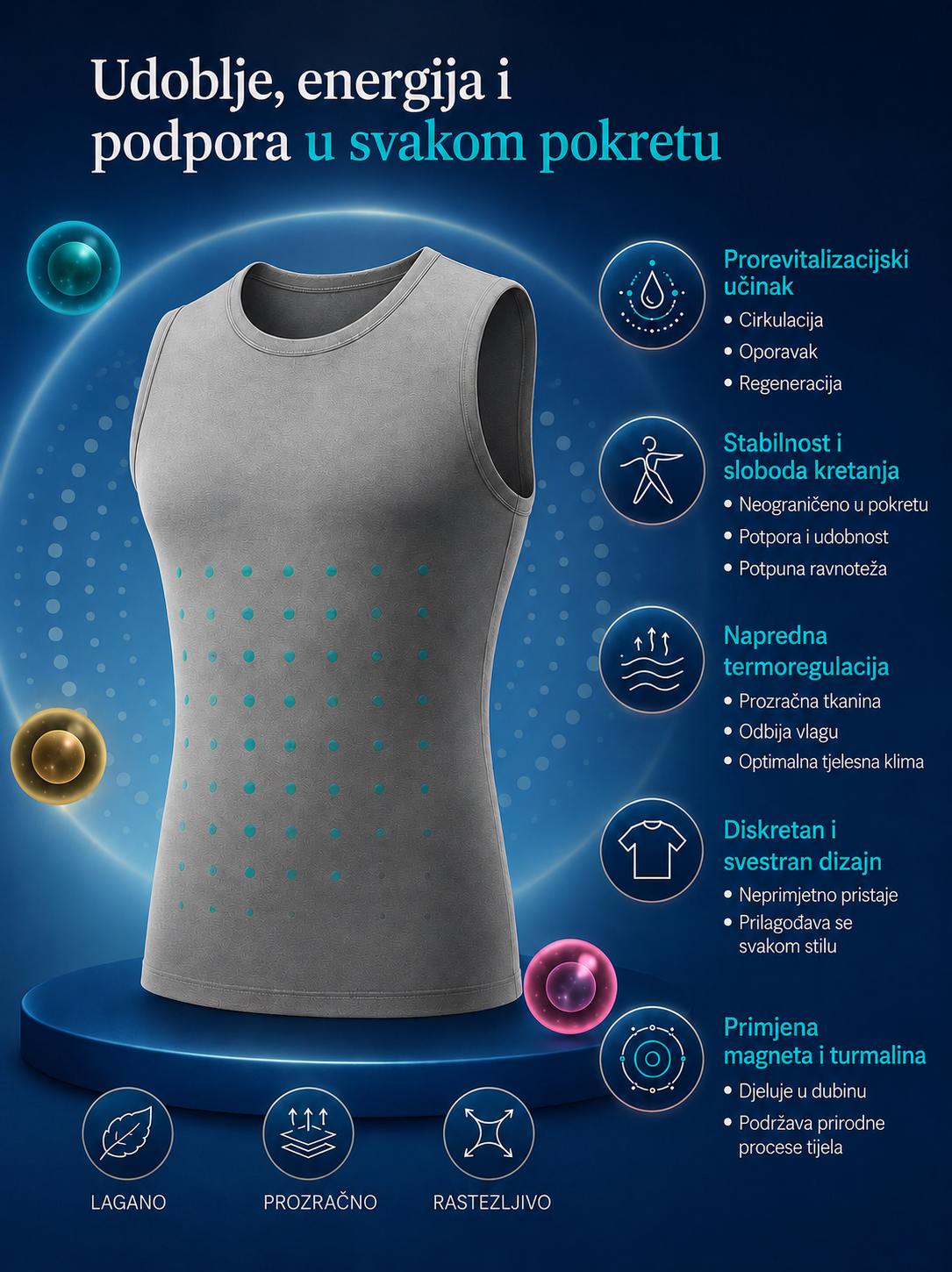 TU-MAG VITAL PROrevital majica - Slika 2