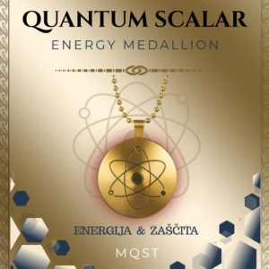 Elegantný skalárny energetický medailón (zlatá alebo strieborná farba) – Obrázok 4